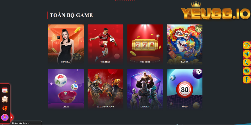 Kho game đa dạng và cuốn hút